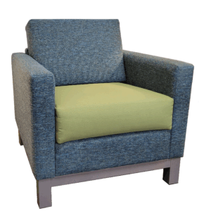 Chesterfield Chair with Wood or Metal Base