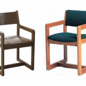 Brycen Arm Chair w/Wood or Upholstered Seat & Back