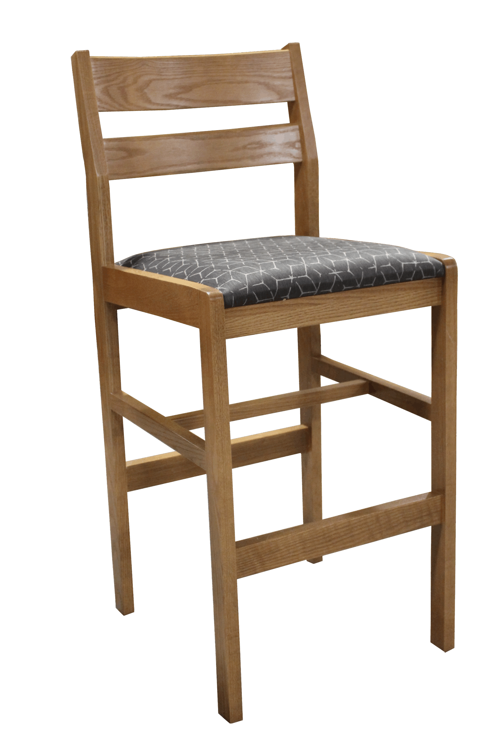 Adam Stool w/Wood or Upholstered Seat & Back, Various Heights - Image 3