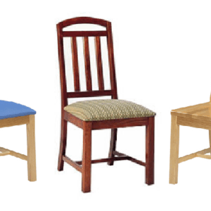 Mission Chairs w/Wood & Upholstered Seat & Back Options