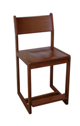 Brycen Stool w/Wood & Upholstered Seat & Back, Various Heights - Image 3