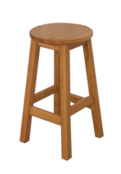 Gus Stool w/Solid Wood or Upholstered Seat, Various Heights - Image 3