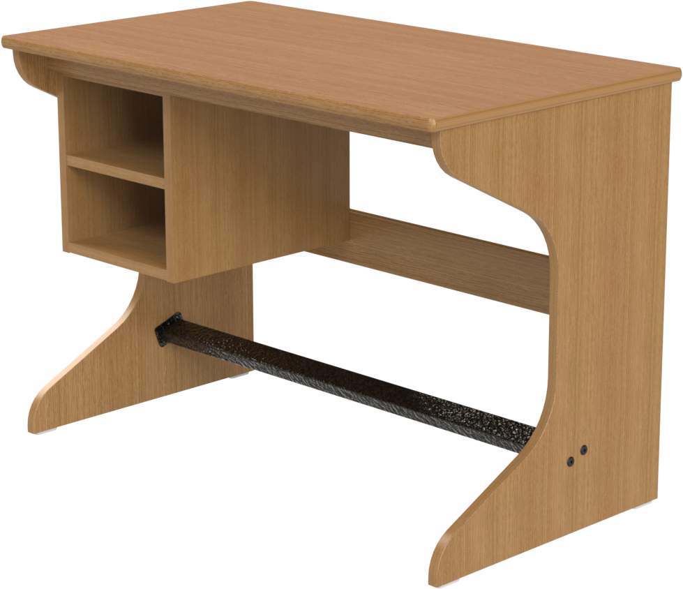 Nittany Cantilever Desk with Hanging Pedestal/Storage Options - Image 3
