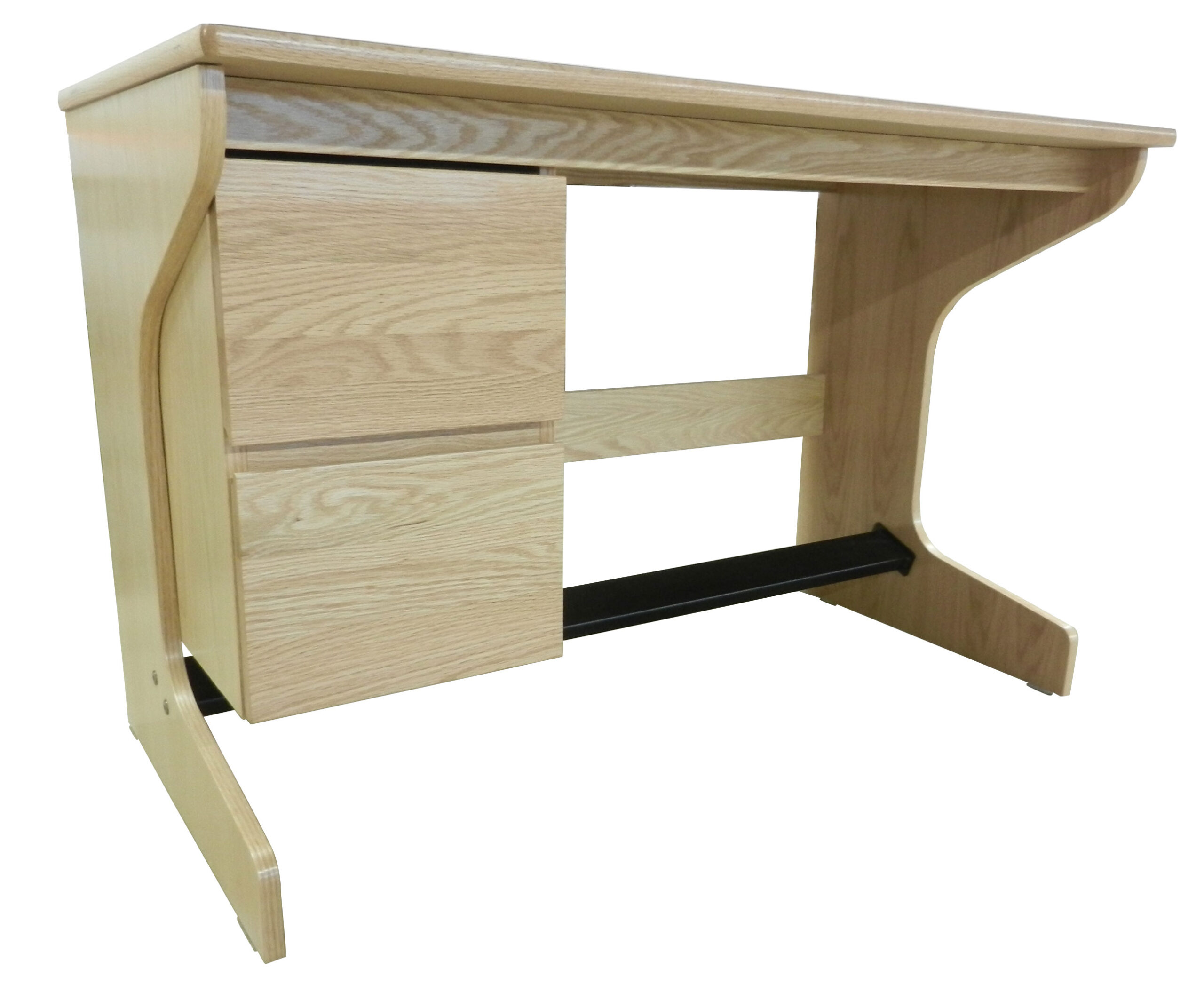 Nittany Cantilever Desk with Hanging Pedestal/Storage Options