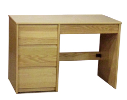 Nittany Panel End Pedestal Desk w/3 Equal Drawers & 1 Pencil Drawer, 42"W - Quick Ship