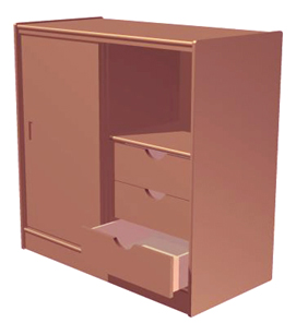 Nittany ADA/Special Needs Wardrobe, 48"W - Image 4