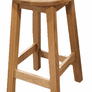 Gus Stool w/Solid Wood or Upholstered Seat, Various Heights