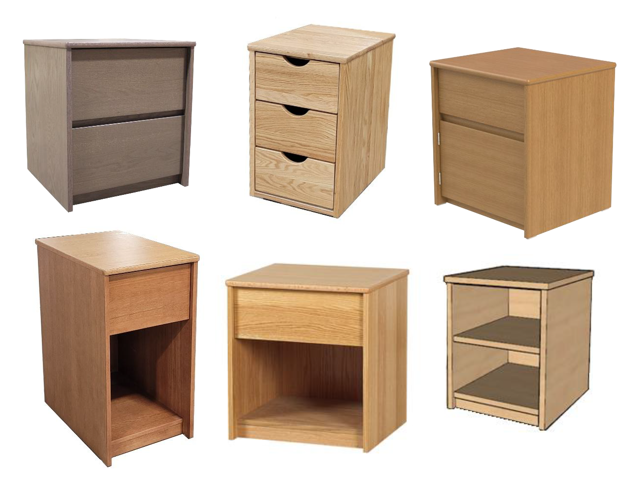 Nittany Pedestals + Nightstands - Multiple Configurations