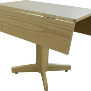 Nittany Double Drop Leaf Tables w/Wood Pedestal Bases & Square Tops