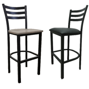 Sedona Metal Stool w/Wood or Upholstered Seat, Various Heights