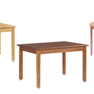 Wood Leg Tables - Multiple Options