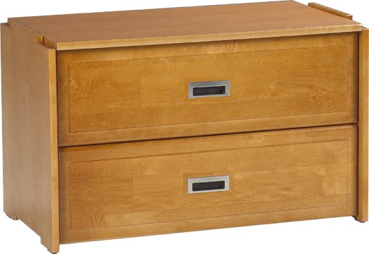Woodcrest 2 Drawer Stackable Chest