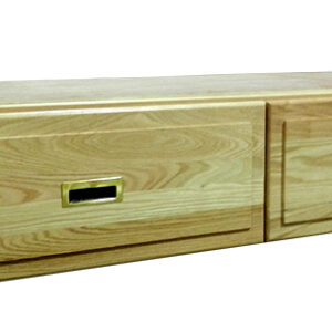 Woodcrest 2 Drawer Under Bed Unit - Side by Side, Extra Heavy Duty, 60"W