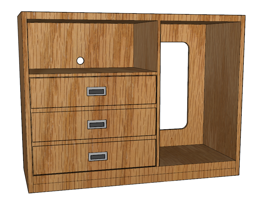Woodcrest Multi‐Function Cabinet