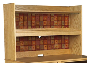 Woodcrest Shelf Carrel/Desktop Storage, Multiple Options