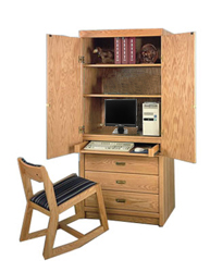 Woodcrest Entertainment Chest/Desk