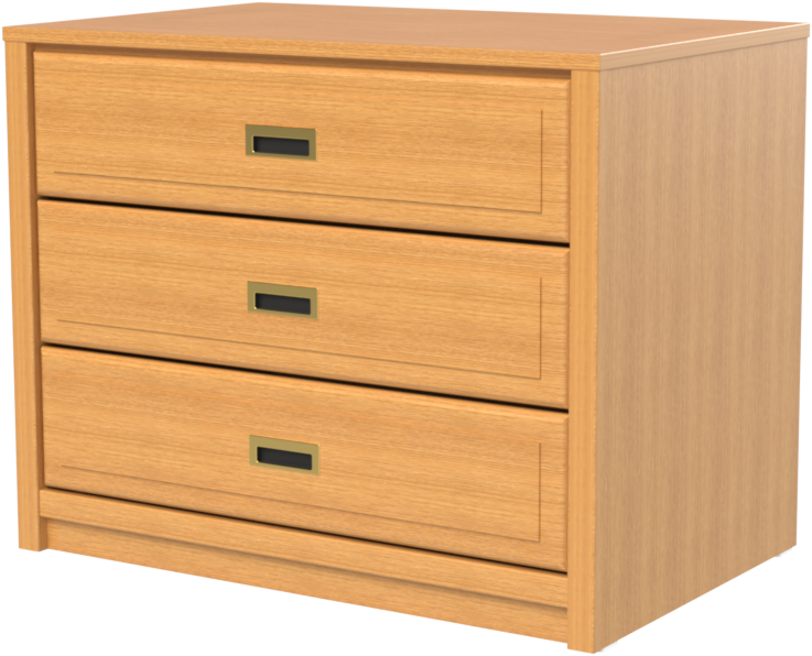 Woodcrest 3 Drawer Chest