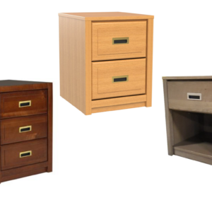 Woodrest Pedestals + Nightstands – Multiple Configurations