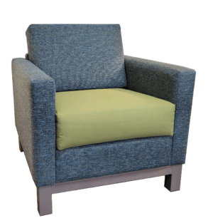 Chesterfield Chair with Wood or Metal Base