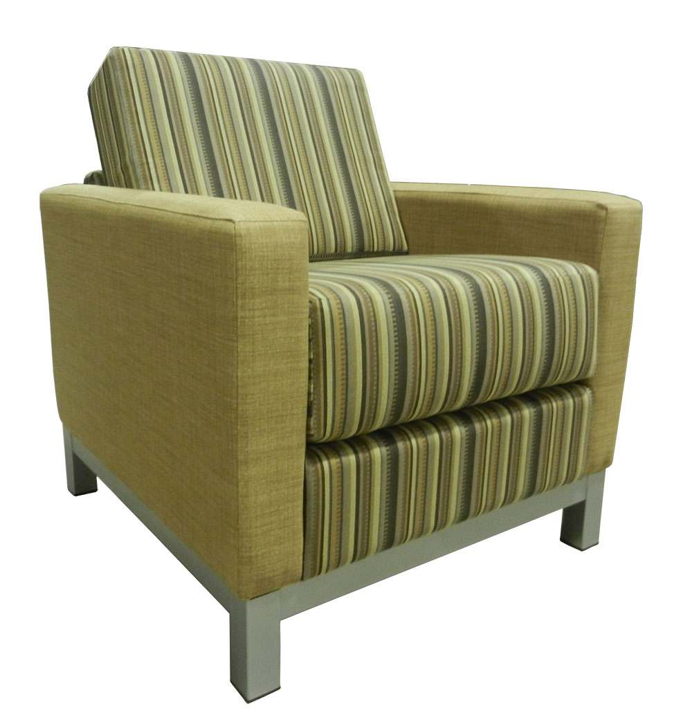 Chesterfield Chair with Wood or Metal Base - Image 2