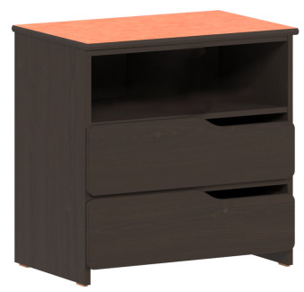 Apollo 2 Drawer Chest w/Top Storage Shelf