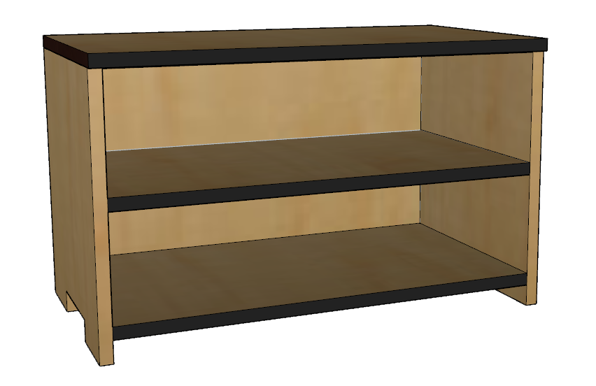 Contempo 2 Compartment Stackable Storage Unit