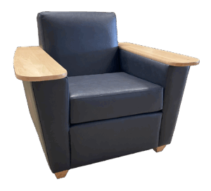 Elle Chair w/Fixed Tablet Arms - Quick Ship