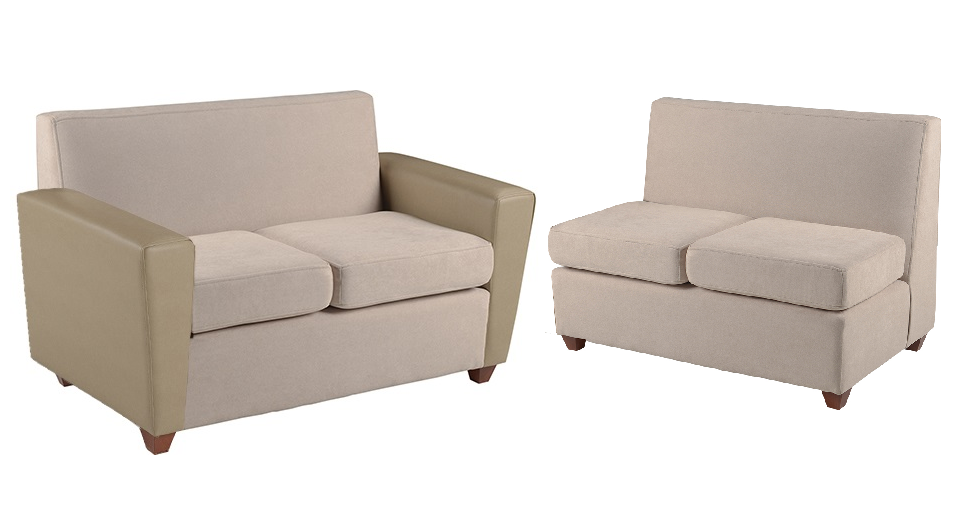 Elle Settee with and without Arms - Multiple Options