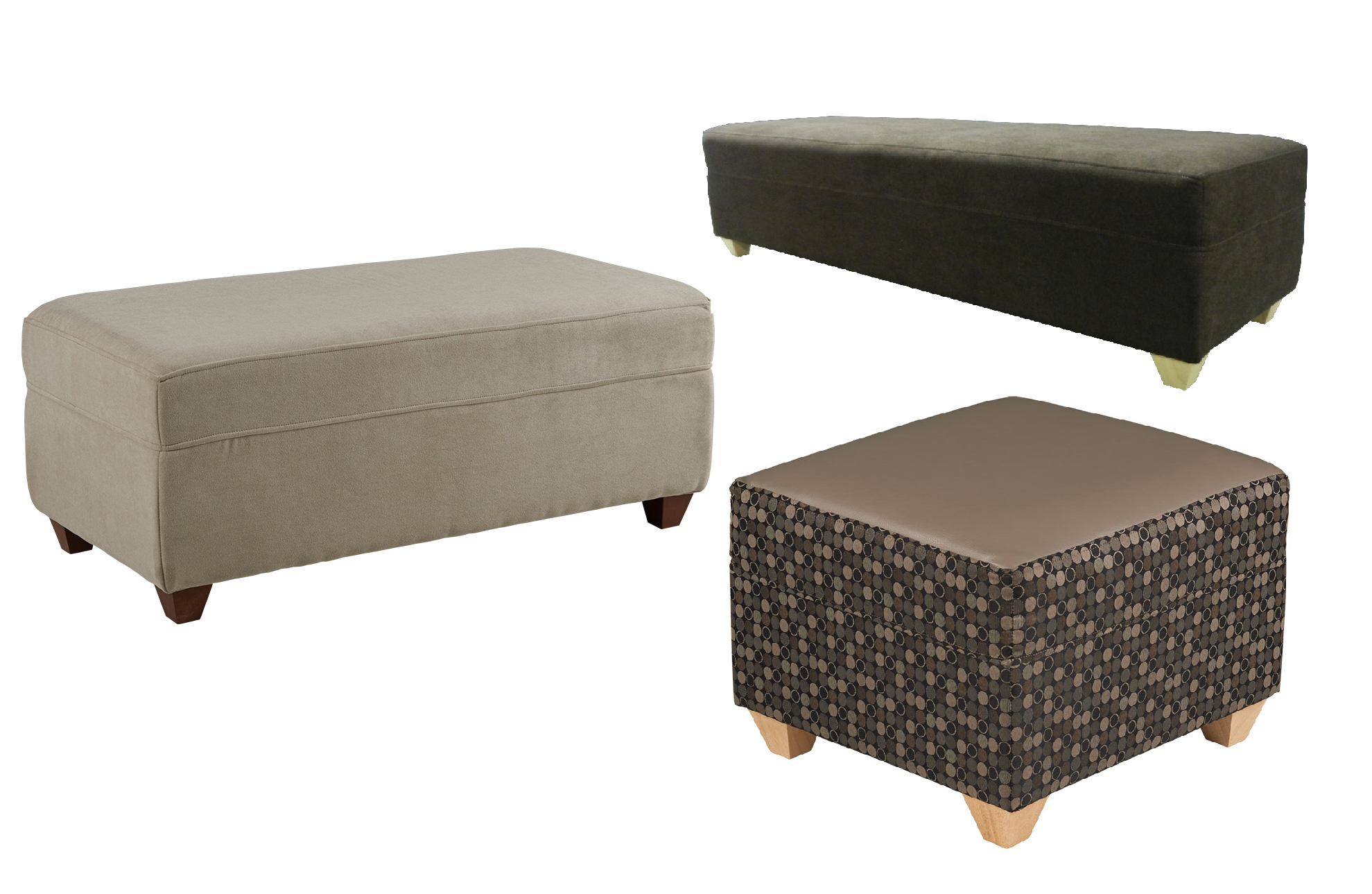 Elle Ottomans - Multiple Options