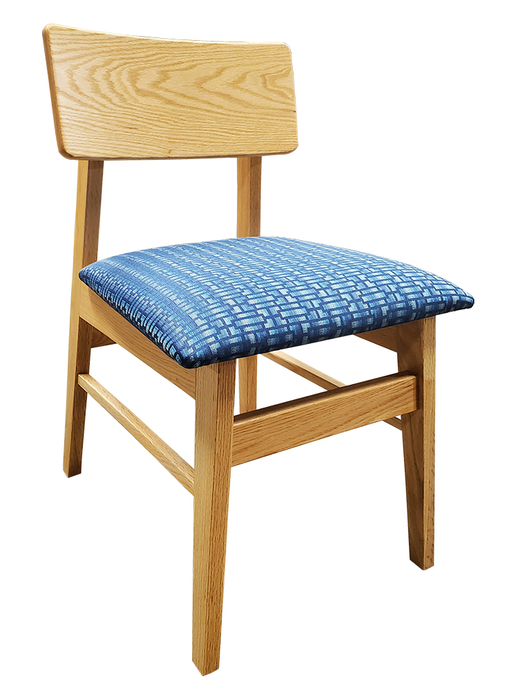 Allegro Side Chair w/ Wood or Upholstered Seat, Wood Back - Image 3