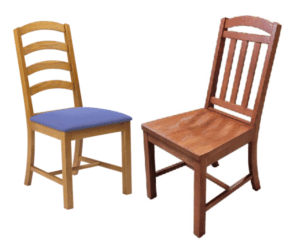 Arch Chair w/Wood or Upholstered Seat & Wood Back