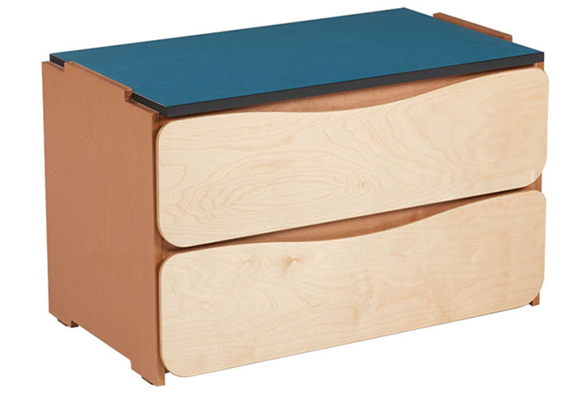 Aero 2 Drawer Stackable Chest - Image 4