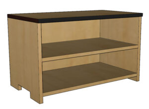 Aero 2 Compartment Stackable Storage Unit