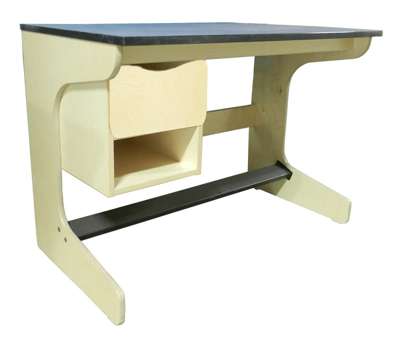 Aero Cantilever Desk with Hanging Pedestal/Storage Options - Multiple Configurations