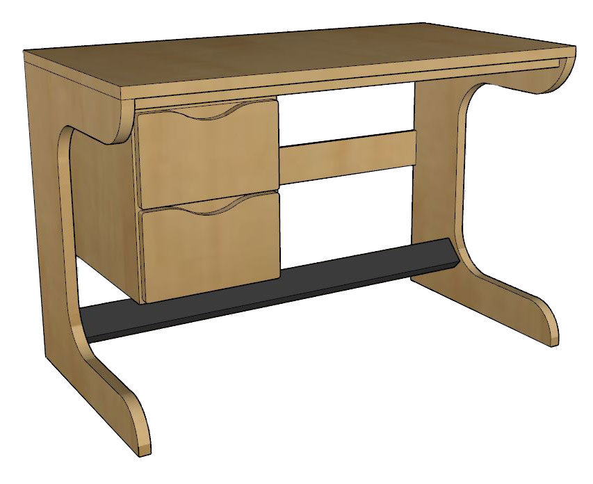 Aero Cantilever Desk with Hanging Pedestal/Storage Options - Multiple Configurations - Image 2