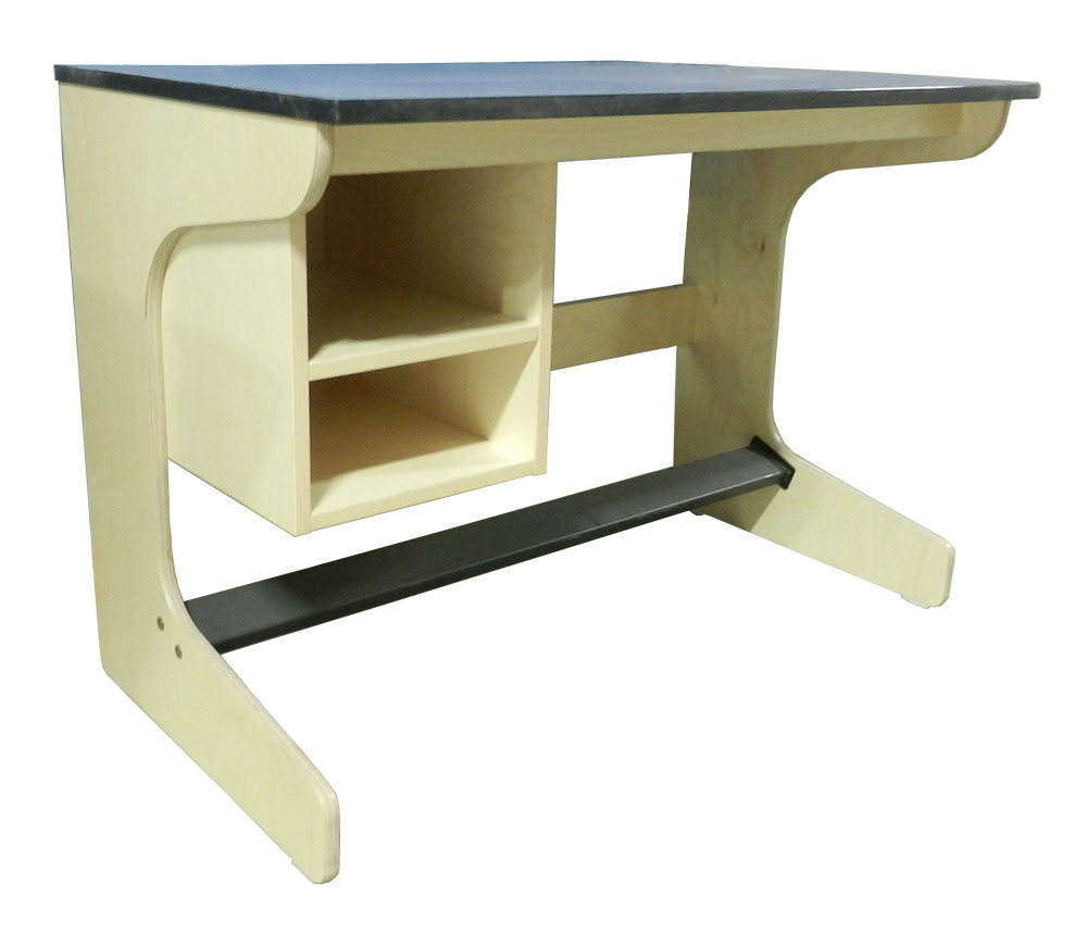 Aero Cantilever Desk with Hanging Pedestal/Storage Options - Multiple Configurations - Image 3