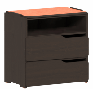 Apollo 2 Drawer & Top Open Compartment Stackable Unit