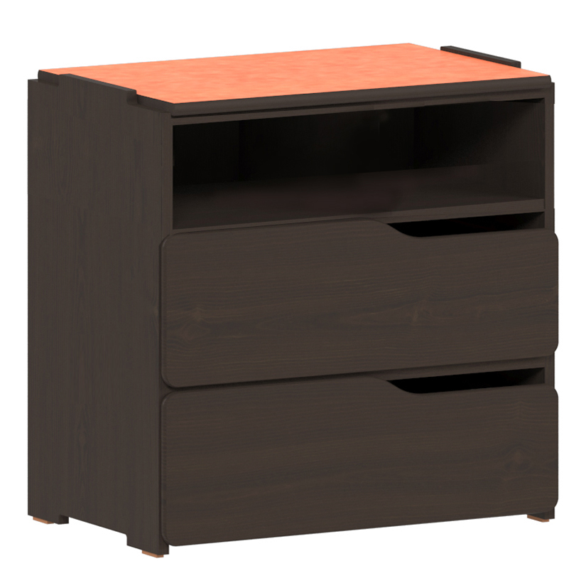 Apollo 2 Drawer & Top Open Compartment Stackable Unit