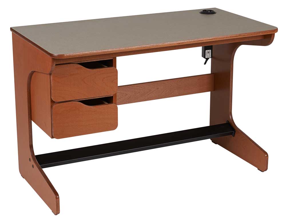 Apollo Cantilever Desk with Hanging Pedestal/Storage Options - Multiple Configurations