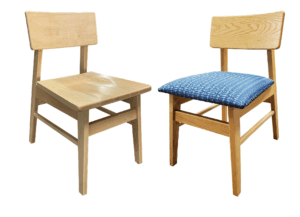 Allegro Side Chair w/ Wood or Upholstered Seat, Wood Back