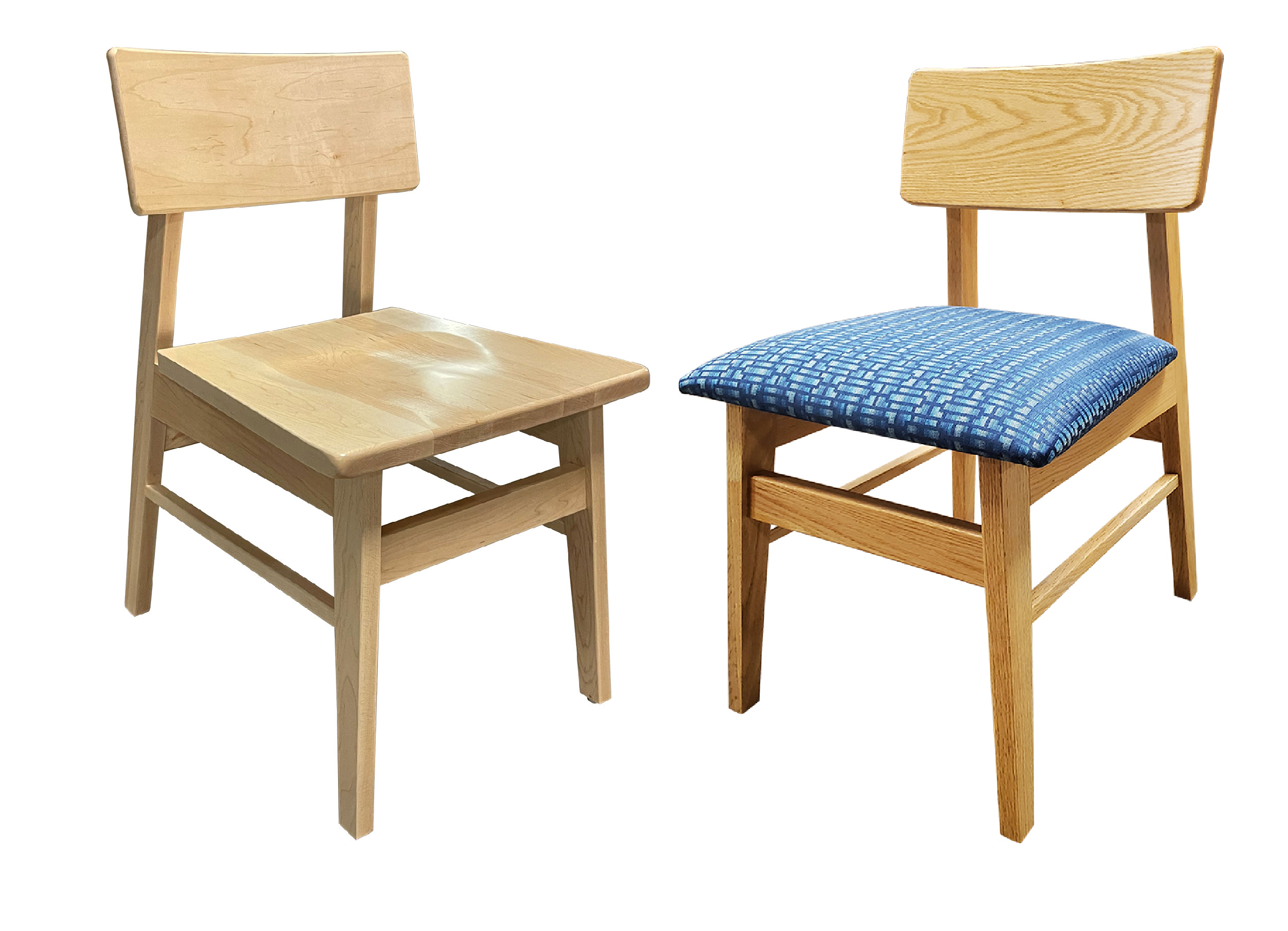 Allegro Side Chair w/ Wood or Upholstered Seat, Wood Back