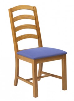 Arch Chair w/Wood or Upholstered Seat & Wood Back - Image 2