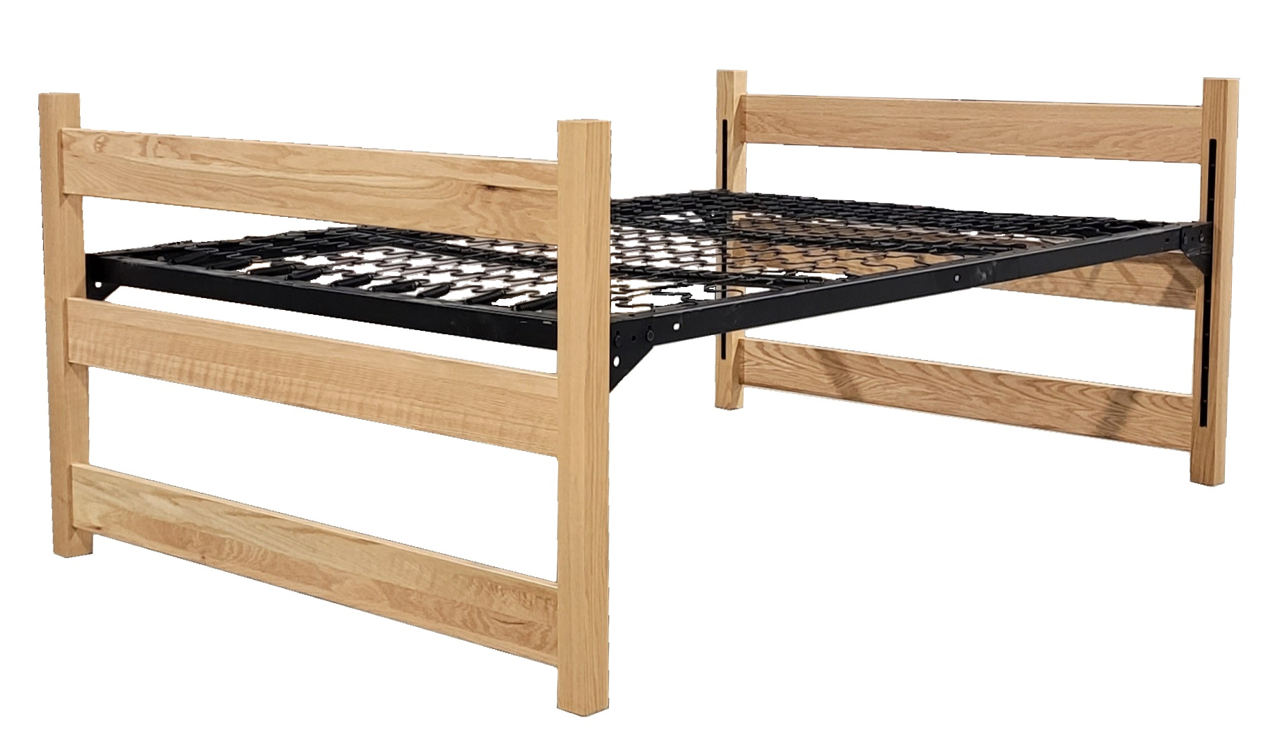 Smart Bed, Full Size - Natural Oak - Quick Ship