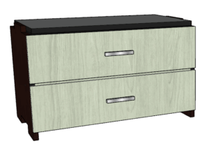 Contempo 2 Drawer Stackable Chest