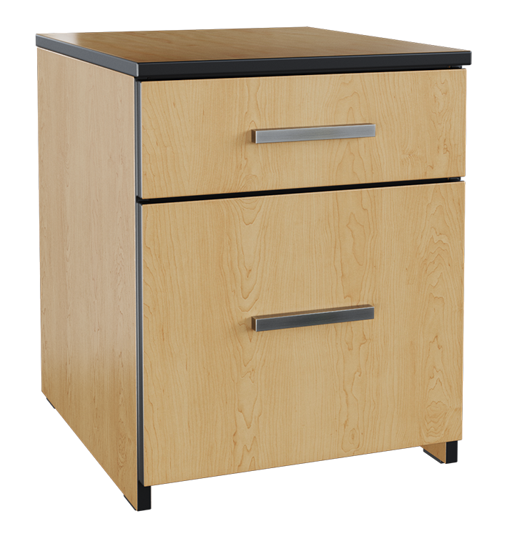 Contempo Pedestal w/1 Box & 1 File Drawer