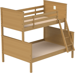 Smart Slumber Bed System - Twin Over Double - Panel Ends