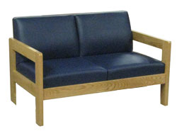 Delaware Collection Settee - Straight Leg or Sled Base Options - Image 2