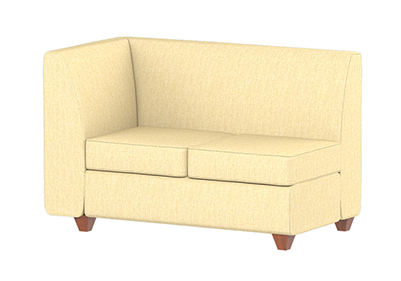 Elle Settee with and without Arms - Multiple Options - Image 6
