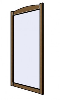 Madison Mirror, 18"W x 55"H