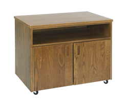 Nittany Media Stand w/2 Doors, Shelf Behind Doors & Top Shelf - Image 3